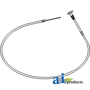 A-3760010M93 Cable, Fuel Stop/ Shutoff PN: 3760010M93