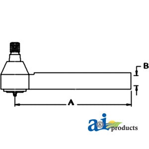 A-3764027M2 Tie Rod w/ Tube PN: 3764027M2