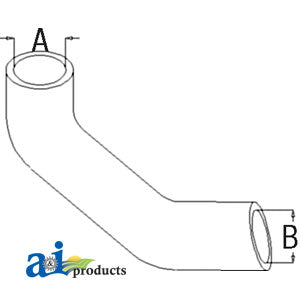 A-3801168M1 Radiator Hose, Bottom PN: 3801168M1