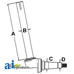 A-383912R92 Spindle (LH) PN: 383912R92