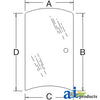 A-3C581-70540 Glass, Side (RH) PN: 3C581-70540