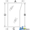 A-3C581-70540 Glass, Side (RH) PN: 3C581-70540