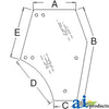 A-3C581-70540 Glass, Side (RH) PN: 3C581-70540