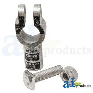 A-4010005N-B Battery Terminal, Neg. Copper Crimp, 1/0 Ga. (5 Pk) PN: 4010005N-B