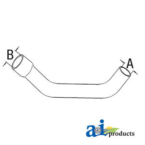 A-401426R1 Radiator Hose, Lower PN: 401426R1