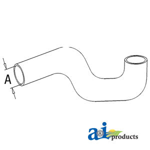 A-402212R1 Radiator Hose, Upper PN: 402212R1