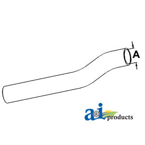 A-404550R1 Radiator Hose, Lower PN: 404550R1