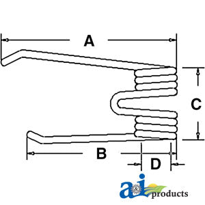 A-4101500580 Tedder Tooth PN: 4101500580