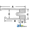 A-4101701260 Tedder Tooth (LH) PN: 4101701260