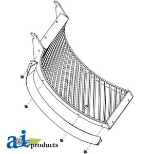 A-418647A1HB Concave, Front Helical (Small Grain) PN: 418647A1HB