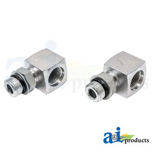 A-43B45 90∩┐╜ Female ORB X Male ORB Adapter PN: 43B45