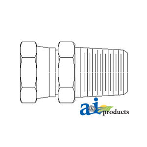 A-43D68 Straight Female NPT Swivel X Male NPT Adapter PN: 43D68