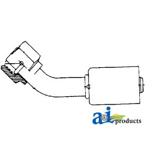 A-461-3328 45� Female O-Ring Steel Beadlock Fitting PN: 461-3328