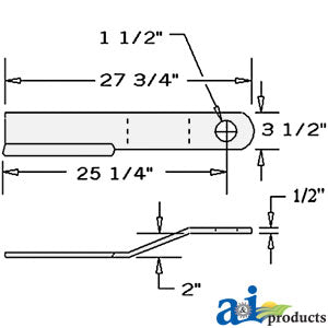A-463BH Blade, Rotary Cutter, CCW PN: 463BH