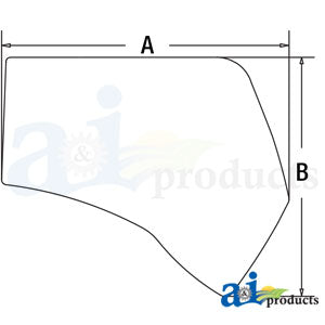 A-4651655 Glass, RH Side Window PN: 4651655