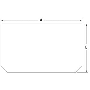 A-4684423 Glass, Front Windshield PN: 4684423