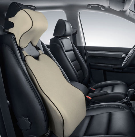 CarSeat Head & Neck Rest Pillow Support for Kids & Adults Seat Head Cushion