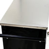 DOUBLE-DOOR CLAPBOARDl MULTI-FUNCTION TOOL CART--BLAK RED