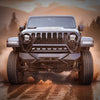 X Style Front Bumper With Winch Plate Compatible With Wrangler Heavy Duty