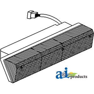 A-1425885M92 Lamp, Rear (RH), Amber Flasher / Red Side/Brake Light PN: 1425885M92