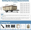 Folding Camper Cover Upgraded 7 Layers Top 3 Layers Side Heavy Duty Tent