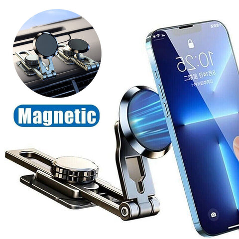 Universal 360 Degrees Rotation Magnetic Car Dashboard Cell Phone Foldable Mount