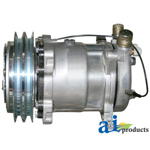 A-4363723 Compressor, New, Sanden Style w/ Clutch (8387) PN: 4363723