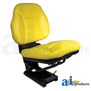 A-5000SC Seat Assembly w/ Suspension & Cushions, YLW PN: 5000SC