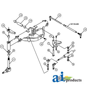 A-50291005 Overhaul Kit, Major Front Axle PN: 50291005