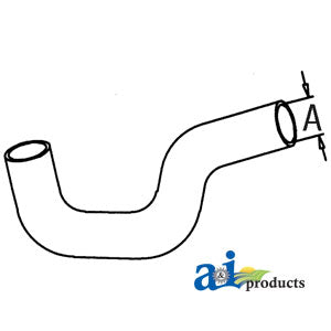 A-506378M1 Radiator Hose, Bottom PN: 506378M1