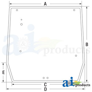 A-5089562 Glass, Rear Window PN: 5089562