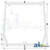 A-5089562 Glass, Rear Window PN: 5089562