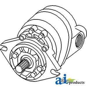 A-1075358M1 Pump, Hydraulic Gear PN: 1075358M1
