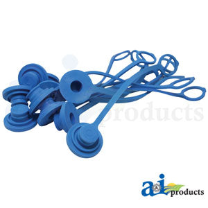 A-5205-4M-BU-P Blue Dust Plug, 1/2