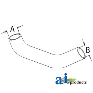 A-520656M1 Radiator Hose, Bottom PN: 520656M1