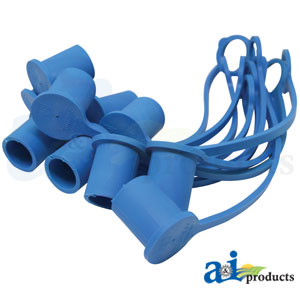 A-5209-4M-BU-P Blue Dust Cap, 1/2