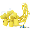 A-5209-4M-YE-P Yellow Dust Cap, 1/2