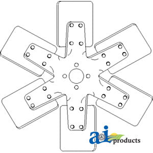 A-521269M1 Fan, 6 Blade PN: 521269M1
