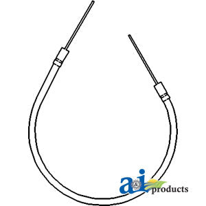 A-529000R1 Cable, Fuel Stop/ Shutoff PN: 529000R1