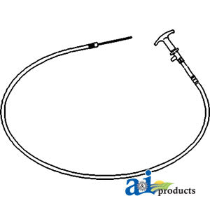 A-530762R2 Cable, Fuel Stop/ Shutoff PN: 530762R2