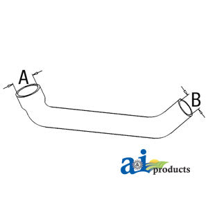 A-532680R1 Radiator Hose, Upper PN: 532680R1