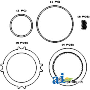 A-534934R92 PTO Clutch Kit PN: 534934R92