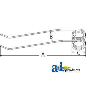 A-539330 Tine (LH) PN: 539330