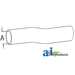 A-539808M2 Radiator Hose, Top PN: 539808M2