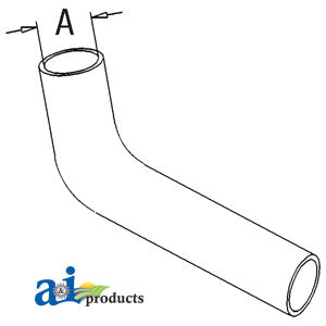 A-544130M2 Radiator Hose, Top PN: 544130M2