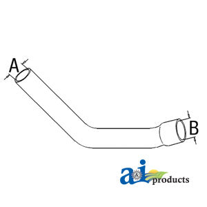 A-548216R1 Radiator Hose, Upper PN: 548216R1