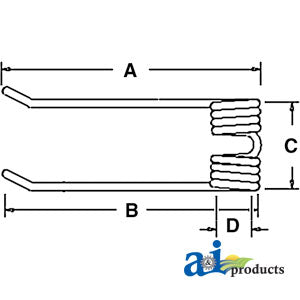 A-57701701 Tedder Tooth PN: 57701701