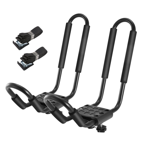 1 Pair  J-Bar Kayak Carrier 220LBS Load Heavy Duty Canoe Car Top Mount