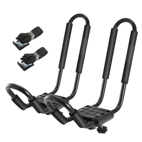 1 Pair  J-Bar Kayak Carrier 220LBS Load Heavy Duty Canoe Car Top Mount