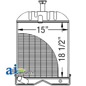 A-579004M91 Radiator w/ 3.500